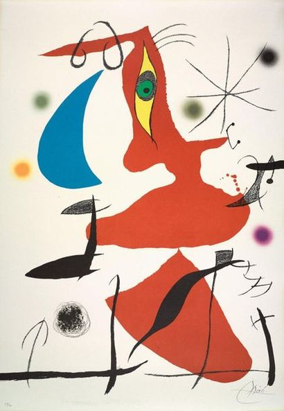 JOAN MIRÓ Oda a Joan Miró. JOAN MIRÓ

Oda a Joan Miró.



Lithographie en couleurs,... Gazette Drouot