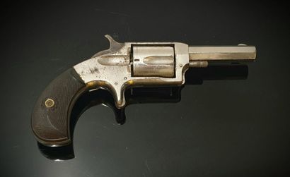 null Revolver Aetna, simple action, modèle N°2. 5 coups, calibre.32''. Canon à pans....