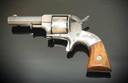 null Revolver Allen & Weelock, simple action, modèle Sidehammer First Model. 6 coups,...