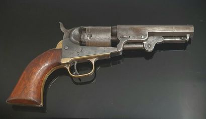 null Revolver Colt, simple action, modèle 1849 Pocket. 5 coups, calibre.31''. Canon...