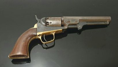 null Revolver Colt, simple action, modèle 1849 Pocket. 6 coups, calibre.31''. Canon...