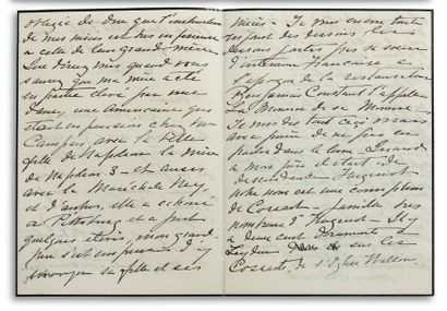 CASSATT MARY (1844-1926). Signed autograph letter, signed « Mary Cassatt », Villa...