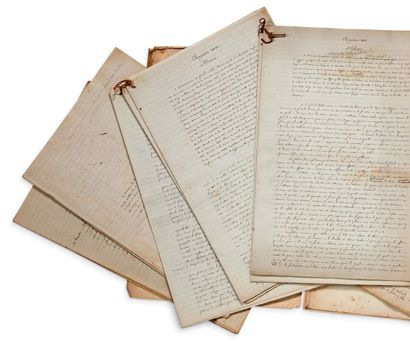 NAPOLÉON Ier (1769-1821) Empereur MANUSCRITS dictés avec CORRECTIONS autographes...