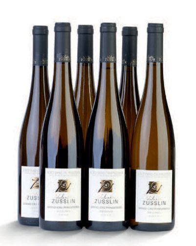 null RIESLING GRAND CRU PFINGSTBERG VALENTIN ZUSSLIN 6 bouteilles qui font une verticale...