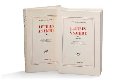 BEAUVOIR (Simone, de.) 
Lettres à Sartre. 1930-1939. 1940-1963. Paris, NRF, 1990....