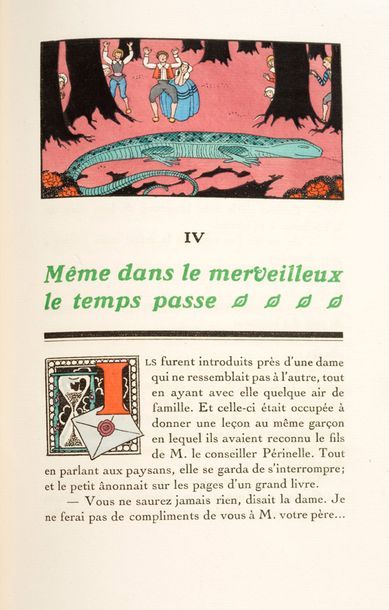 BOYLESVE (René) 
Le Carrosse aux deux lézards verts. Conte de fées. Paris, Éditions...
