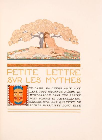 GUÉRIN (Maurice de) 
Poèmes en prose. Précédés d'une petite lettre sur les mythes...