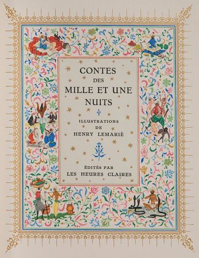 LEMARIE (Henri) 
Contes des mille et une nuits. Paris, Les Heures Claires, 1951-1955....