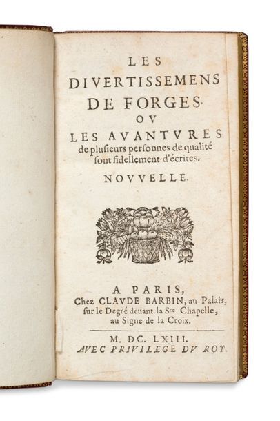 MOLIÈRE.-[COLLETET (François)]. 
Les Divertissements de Forges. Ou les Avantures...