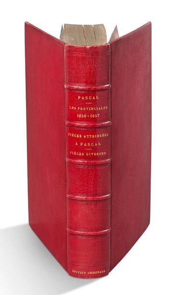 BLAISE (Pascal) 
Les Provinciales ou les lettres écrites par Louis de Montalte à...