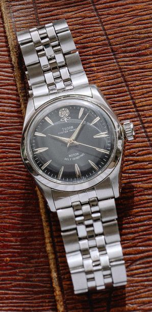 TUDOR Oyster Prince "Big Rose"
circa 1960
Ref. 7946
Stainless steel case
N°3756XXX
Automatic...