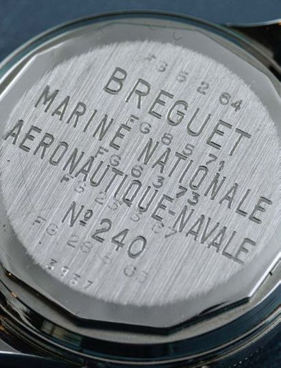 BREGUET Type 20 «Aeronautique Navale» 1960
Boitier acier N°3937
Mouvement mécanique...