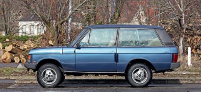RANGE ROVER coupé 1988 Collection Francis Staub One single owner and manual gear...
