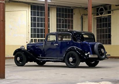 DELAGE D8/15 berline sans montant central 1934 Collection Francis Staub Superbe carrosserie...