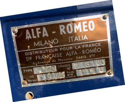 ALFA ROMEO Giulia SPIDER 1600 1964 Très belle combinaison de couleurs d’origine
Intégralement...