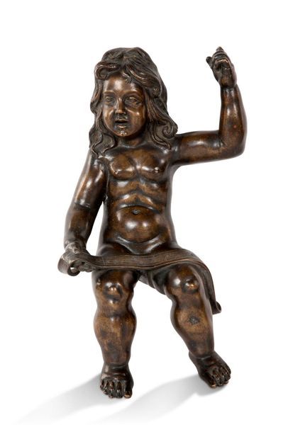 Elément ELÉMENT


en bronze patiné représentant


une jeune musicienne


à la partition.


XIXème...