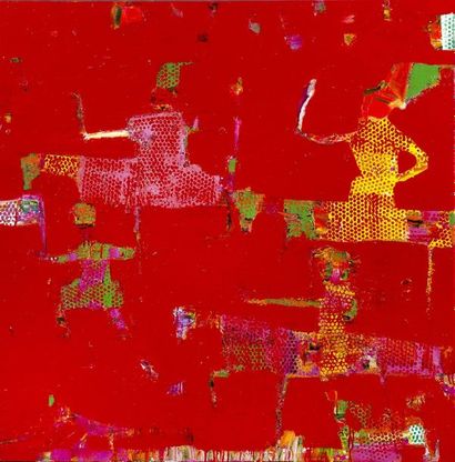 REZA DERAKSHANI (NE EN 1952) 
Hunting Red II, 2016
Huile sur toile, signée, titrée...