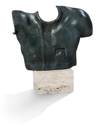 Igor MITORAJ (1944-2014) 
Helios, 1988
Bronze with green patina, signed on the lower...