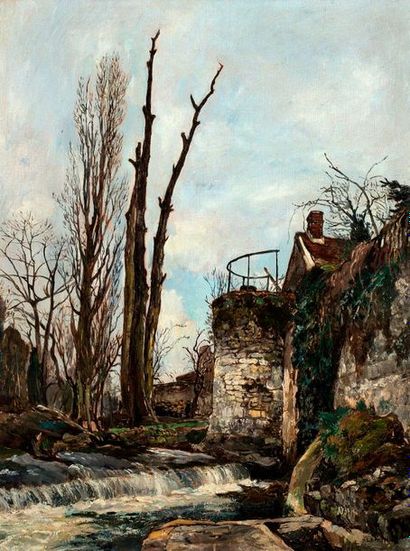 MARCEL FRANCOIS LEPRIN (1891-1933) MARCEL FRANÇOIS LEPRIN (1891-1933)

Les remparts

Huile...