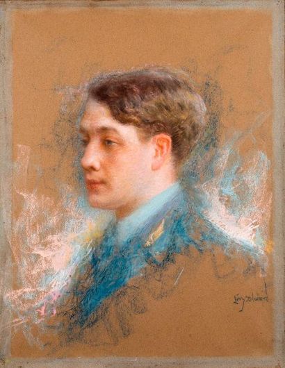 Lucien Levy-Dhurmer (1865-1953) LUCIEN LÉVY-DHURMER (1865-1953)

Portrait de jeune...