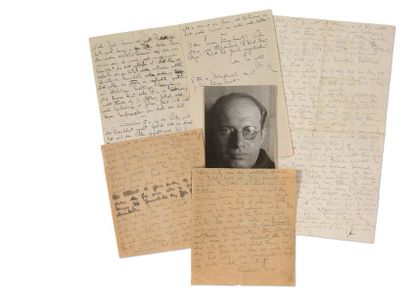 KAFKA FRANZ (1883-1924) 
Ensemble de trente-huit lettres autographes signées adressées...