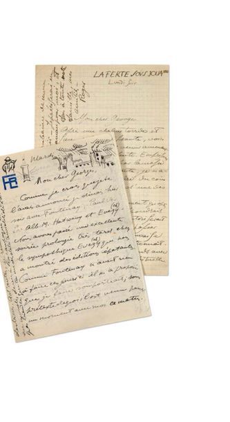 LA FRESNAYE ROGER DE (1885-1925) 
Set of eighteen signed autograph letters addressed...