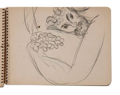 MATISSE Henri (1869-1954) 33 sheets of original pencil drawings, sketches and sketches...