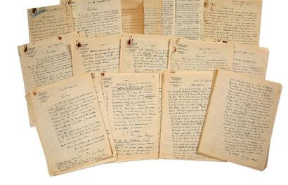 JEAN ROYÈRE (1871-1956) 
Correspondence of about 130 signed autograph letters addressed...