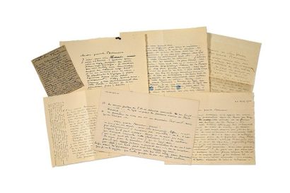 SCHMIED François-Louis (1873-1941) 
Correspondence of twenty-eight signed autograph...