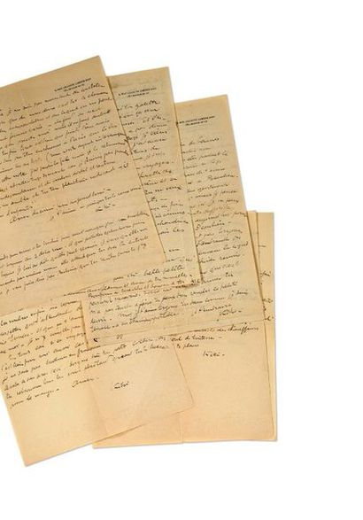 VAN DONGEN KEES (1877-1968) 
Onze lettres autographes signées «Kiki» adressées à...