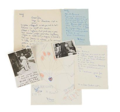 CENDRARS Blaise (1887-1961) 
Signed autograph correspondence addressed to Armand...