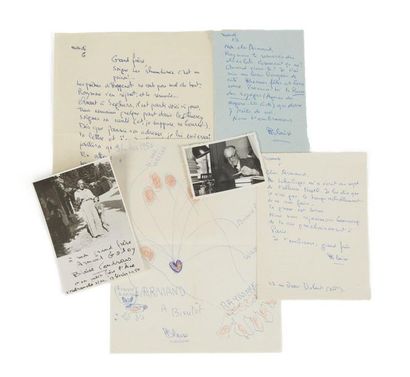 CENDRARS Blaise (1887-1961) 
Signed autograph correspondence addressed to Armand...