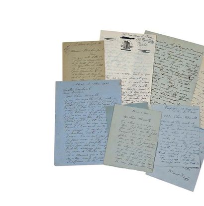 DUFY Raoul (1877-1953) 
Réunion de treize lettres autographes signées et une lettre...