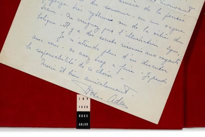 Giraudoux Jean (1882-1944) 
Siegfried et le Limousin, manuscrit autographe signé,...