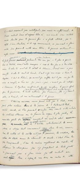 Giraudoux Jean (1882-1944) 
Bella, manuscrit autographe signé. 21 janvier 1925, 205...