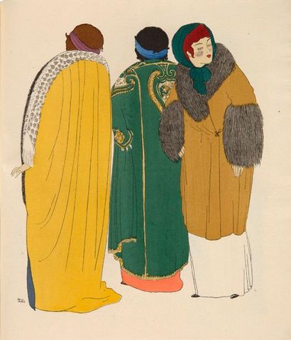 IRIBE Paul (1883-1935) 
Les Robes de Paul Poiret.
Paris, chez Paul Poiret, 1908....