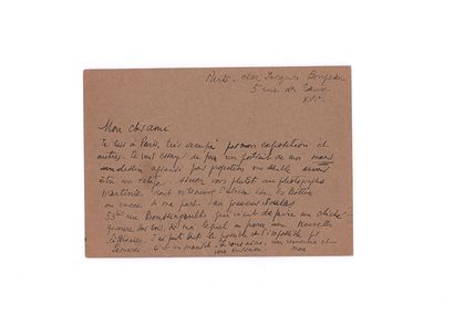 JACOB Max (1876-1944) 
Three signed autograph letters addressed to Ad. AYNAUD.
Paris...