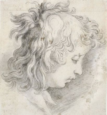 ATTRIBUÉ À ABRAHAM BLOEMAERT (GORINCHEM, 1566 - UTRECHT, 1651) Study of a boy
's...