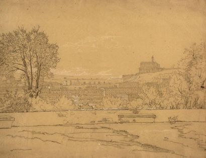 ATTRIBUÉ À THÉODORE CARUELLE D'ALIGNY (CHANTENAY-SAINT-IMBERT, 1798 - LYON, 1871)...