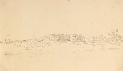 null Lot de trois dessins:

HONORÉ D'ALBERT, DUC DE LUYNES (PARIS, 1802 - ROME, 1867)
Paysage...