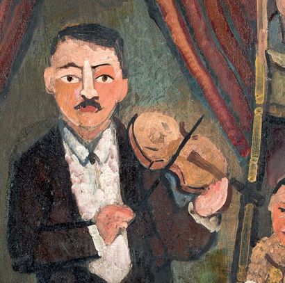 VANO MELIASHVILI (1892 - 1988) 
The violin
concert Oil on cardboard
70 x 50 cm
Provenance
Acquired...