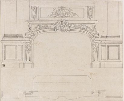 D'APRÈS FRANÇOIS-ANTOINE VASSE (1681-1736) 
Moulage en plâtre grandeur nature du...