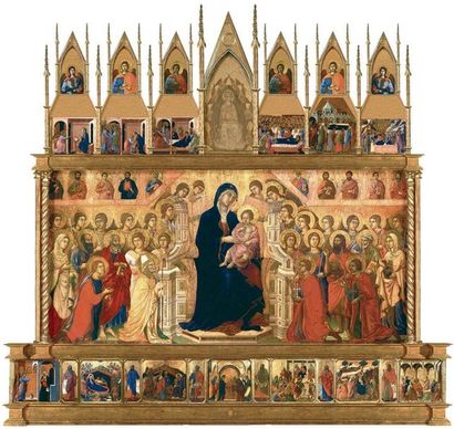 ECOLE DE SIENNE DU XIVE SIÈCLE Saint Barbara
Tempera and gold on wood
49 x 25 cm

At...