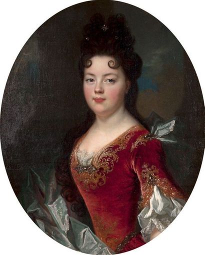 NICOLAS DE LARGILLIERE (PARIS 1656 - PARIS 1746) Portrait d'une dame de qualité
Toile
78,5...