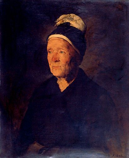 ATTRIBUÉ À THÉODULE RIBOT (SAINT-NICOLAS-D'ATTEZ, 1823 - COLOMBES, 1891) Portrait...
