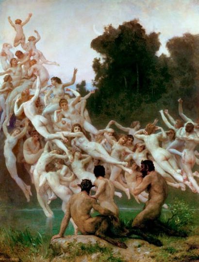 WILLIAM BOUGUEREAU (LA ROCHELLE, 1825 - 1905) Face of an angel
Oil on canvas
35.3...