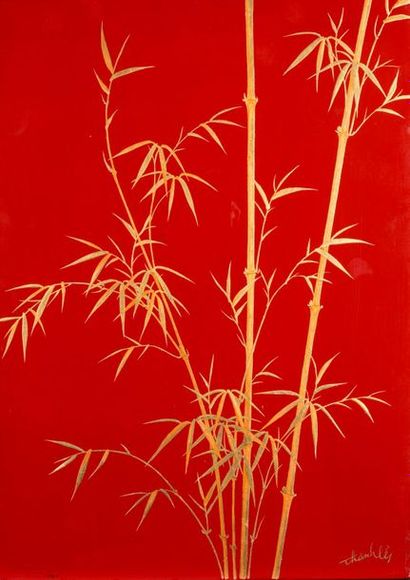 null NGUYEN Thanh Lê (1919-2003)

The four seasons 

Four lacquer panels, signed...