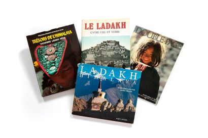 null Lot de 4 livres sur l'Himalaya dont Les Trésors de l'Himalaya par De Windisch-Graetz,...