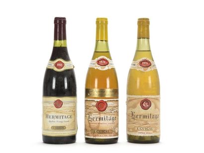 null 1 B HERMITAGE Red (e.l.s.) - 1988 - Guigal

1 B HERMITAGE White (2.8 cm; w.m.)...
