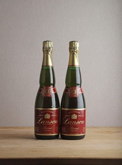 null 2 B CHAMPAGNE RED LABEL (very beautiful) - 1971 - Lanson